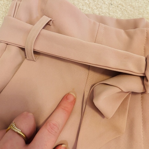 Dynamite Pink Blush High waisted Tie Short SZ Medium - Picture 5 of 7